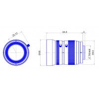 2/3 inch Format 12.5mm F1.4-16,Close High Resolution Super 5 Megapixel Lens